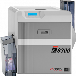 фото Принтер пластиковых карт Matica XID8300 ретрансферный / двусторонний / 300 точек на дюйм (DIH10458), фото 1