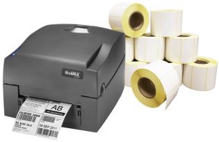 фото Комплект для маркировки OZON: Принтер этикеток: Godex G500 U + 5 рулонов этикеток для OZON, фото 1