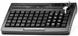 фото Программируемая POS-клавиатура АТОЛ KB-60-KU черная с ридером 